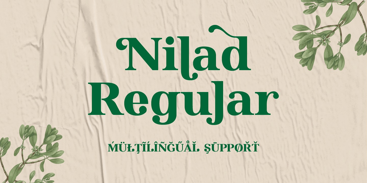 Ejemplo de fuente Nilad #1